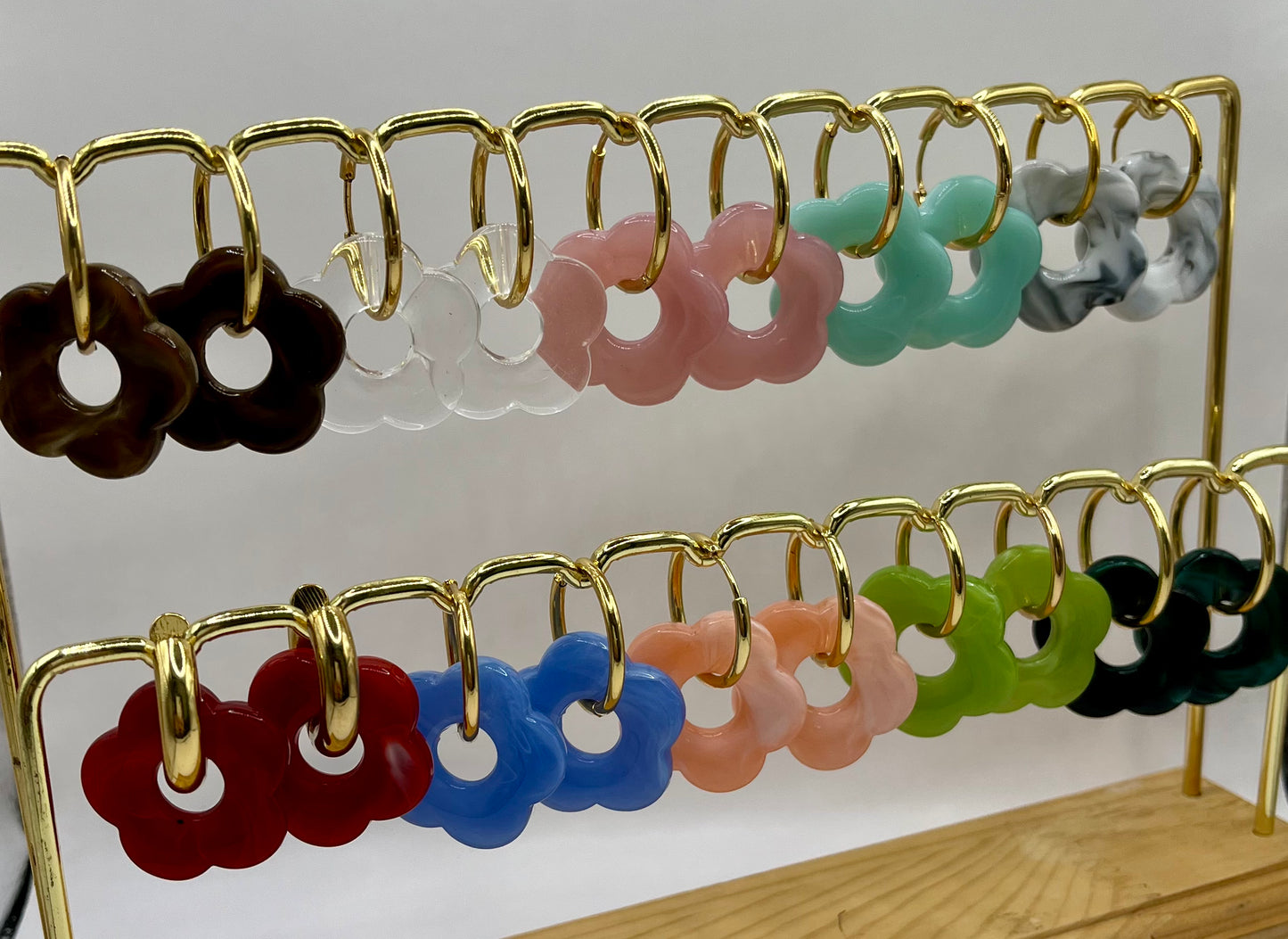 Boucles d’oreilles - Grandes fleurettes