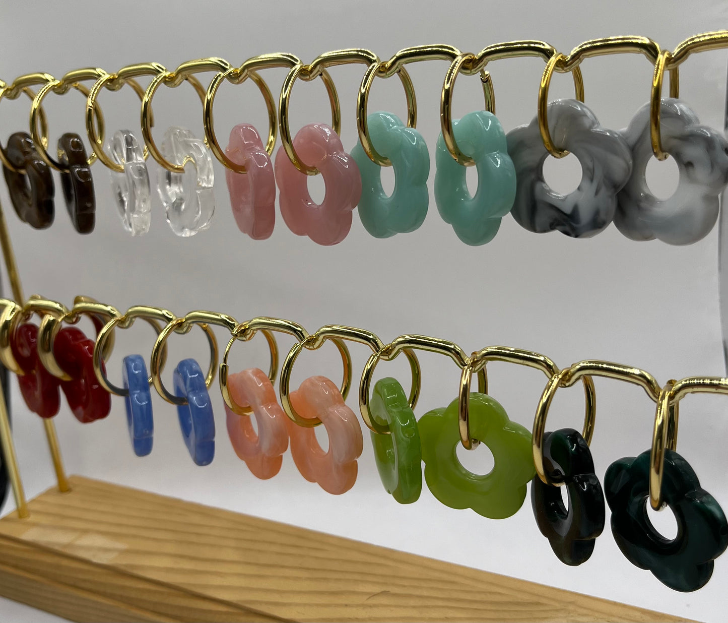 Boucles d’oreilles - Grandes fleurettes